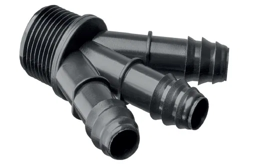 “Y” ACETAL ROSCA MACHO 3 SALIDAS A MANGUERA — Abrisa