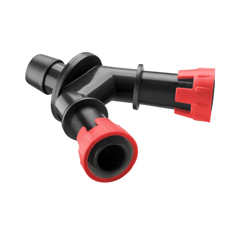 “Y” ACETAL TOMA GRAN CAUDAL 2 SALIDAS A CINTA EXTRA — Abrisa