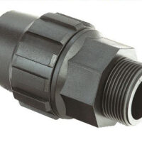 FITTING UNION P.E. THREADED MALE