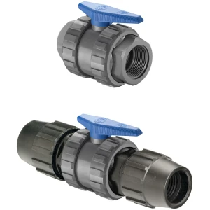 VALVULAS ESFERA DE PVC ASIENTO PTFE